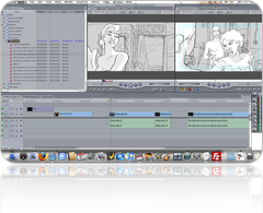 FCP timeline with HoBSoft